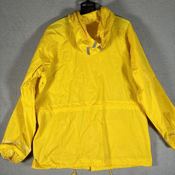 VNTG The Disney Catalog One Size Fits Most Yellow Rain Coat Packable MickeyMouse - Picture 9 of 14